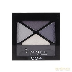 Rimmel Glam Eyes Quad Eye Shadow Cienie do powiek 4,2 g - Smokey Blue 004 [KOSMETYKI]