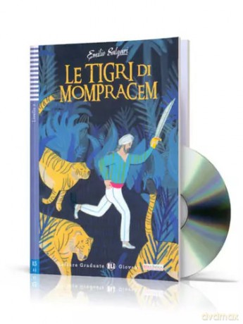 LW Le tigri di Mompracem książka + CD A2 - Emilio Salgari [KSIĄŻKA]
