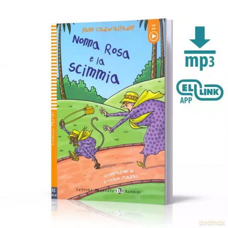 LW Nonna Rosa e la scimmia + audio online A1 [KSIĄŻKA]