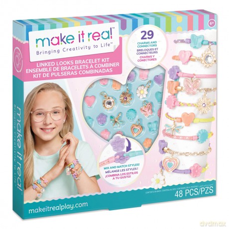 MAKE IT REAL Zestaw bransoletek DIY Linked Looks, zestaw kreatywny