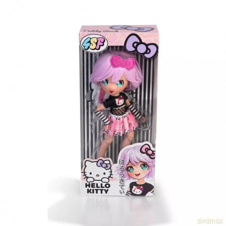 MANGA HELLO KITTY Fioletowa, lalka, 19.5 cm