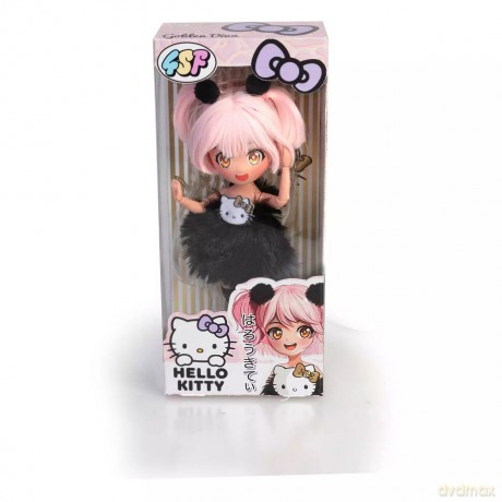 MANGA HELLO KITTY Różowa, lalka, 19.5 cm
