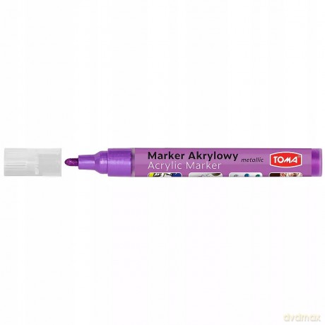 Marker akrylowy Toma TO-402 2,5 mm fioletowy