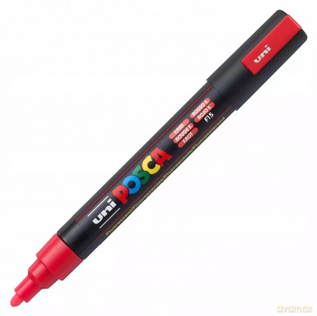 Marker dekoracyjny, permanentny czerwony Uni Posca 1 szt.