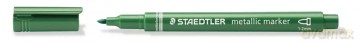 Marker dekoracyjny, zmazywalny zielony metaliczny Staedtler 10 szt.