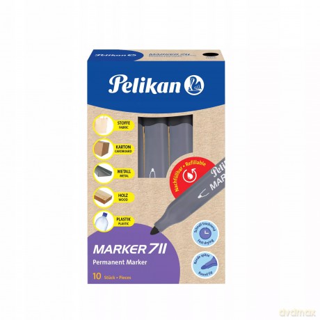 Marker permanentny czarny Pelikan 1 szt.