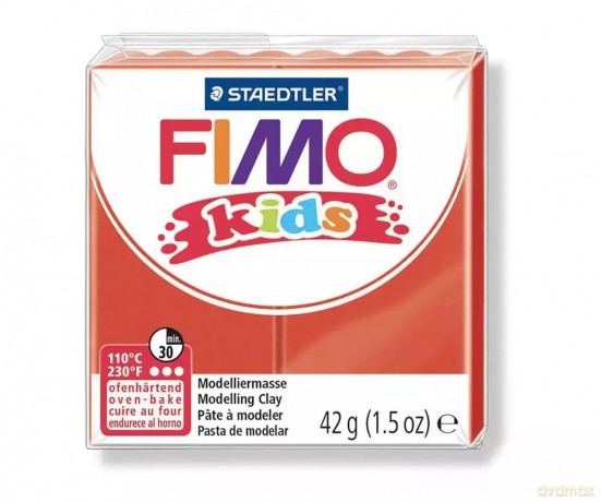 Masa termoutwardzalna Fimo Kids czerwona 42 g