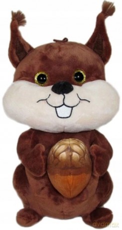 Maskotka Wiewiórka z orzeszkiem - 40cm
