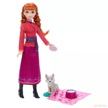 Mattel. JFG17 Disney. Kraina Lodu. Anna i wilczek