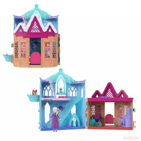 Mattel. JFG28 Disney. Frozen. Kraina Lodu. Zimowy domek zwierzątek