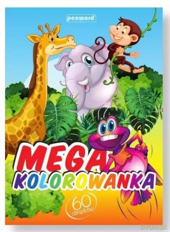 Mega kolorowanka [KSIĄŻKA]