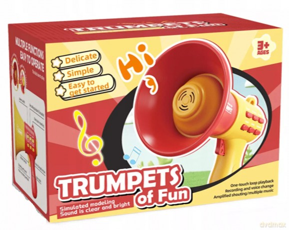 Megafon w pudełku na bat.2002600 26006