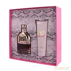Roberto Cavalli Just Cavalli Her Zestaw - woda toaletowa 75 ml spray + balsam do ciała 75 ml - edycja 2013 [PERFUMY]
