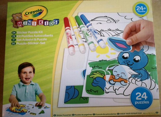 Mini Kids - Zestaw moje pierwsze puzzlo-naklejki