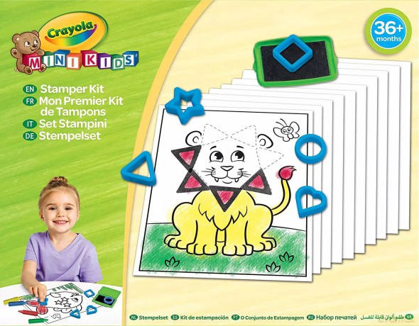 Mini Kids - Zestaw stempelki ze zwierzątkami
