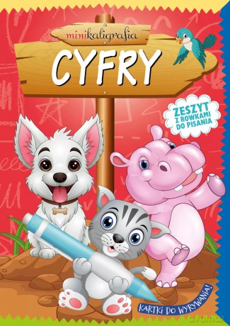 Minikaligrafia. Cyfry. Zeszyt z rowkami do pisania [KSIĄŻKA]