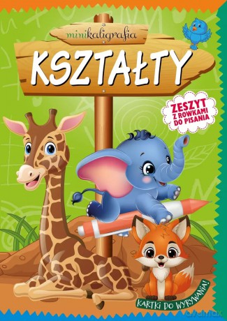 Minikaligrafia. Kształty. Zeszyt z rowkami do pisania [KSIĄŻKA]