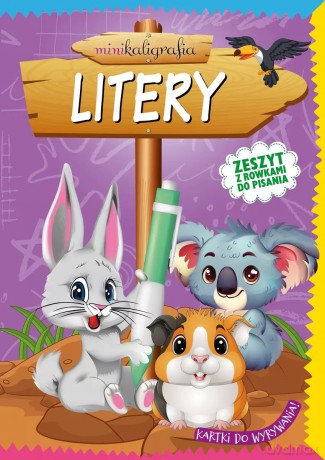 Minikaligrafia. Litery. Zeszyt z rowkami do pisania [KSIĄŻKA]