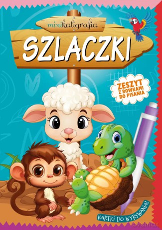 Minikaligrafia. Szlaczki. Zeszyt z rowkami do pisania [KSIĄŻKA]