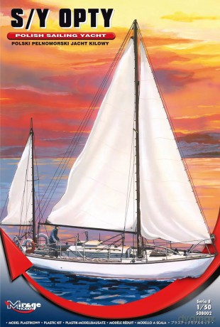 MIRAGE 508002 1:50 S/Y 'OPTY' [Polski JACHT]