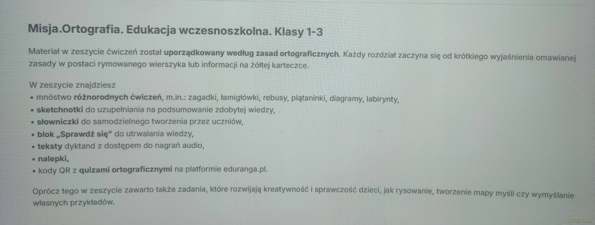 misja ortografia - Ewa Szczepańska [KSIĄŻKA]