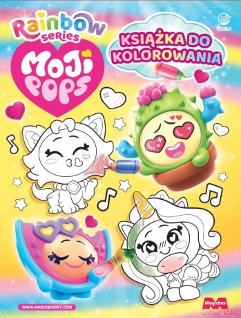 MojiPops Rainbow. Książka do kolorowania [KSIĄŻKA]