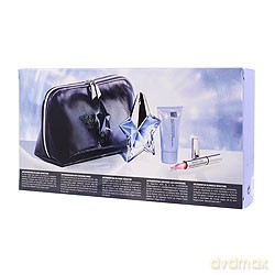 Thierry Mugler Angel Women Zestaw - woda perfumowana 25 ml spray + balsam do ciała 30 ml + Błyszczyk do ust 2 ml + kosmetyczka [PERFUMY]