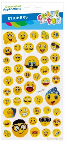Naklejki Wypukłe Emotki Craft with Fun 567336