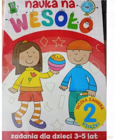 Nauka na wesoło. Zadania dla dzieci 3-5 lat [KSIĄŻKA]