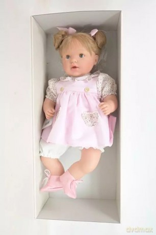 NINES lalka Claudia 55cm różowa 50023
