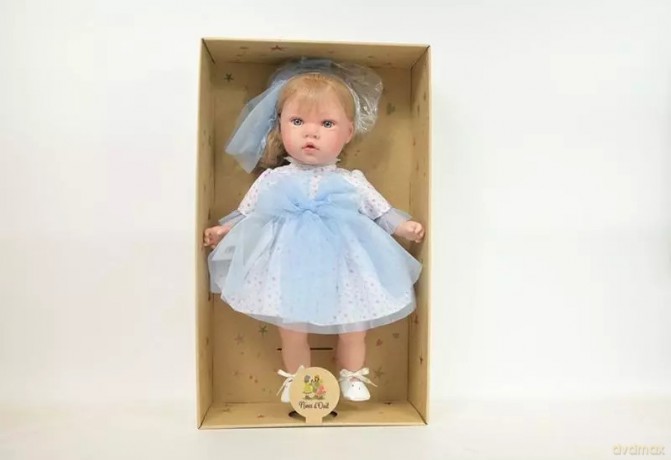 NINES lalka Susette 45cm sukienka nieb 45029