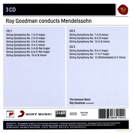 Roy Goodman: Roy Goodman Conducts Mendelssohn String Symphonies [3CD]