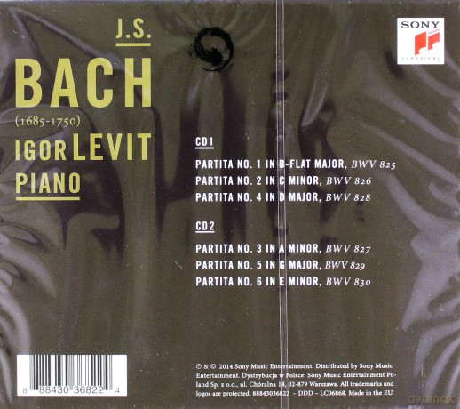 Igor Levit: Bach: Partitas BWV 825-830 [2CD]