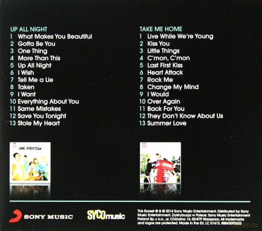 One Direction: Up All Night / Take Me Home [2CD]