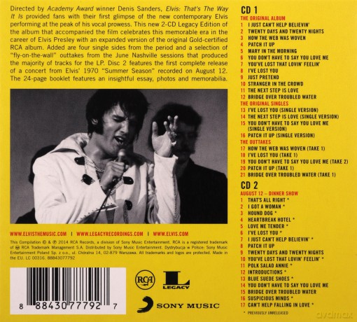 Elvis Presley: That's The Way It Is (Legacy Edition) [2CD]