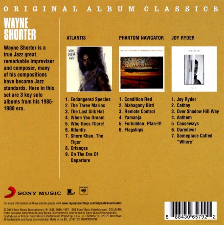 Wayne Shorter: Original Album Classics (Slipcase) [3CD]