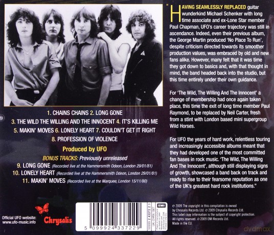 UFO: The Wild The Willing And The Innocent [CD]