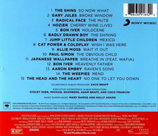 Wish I Was Here soundtrack (Gdybym Tylko Tu Był) [CD]