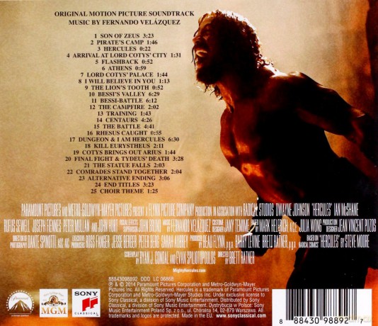 Hercules soundtrack (Herkules) (Fernando Velázquez) [CD]