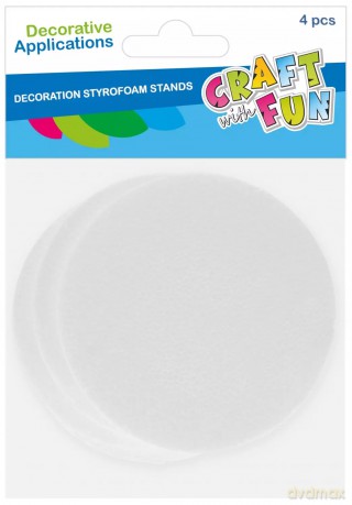 Ozdoba Dekoracyjna Styropianowe Podstawka 15cm/4szt.craft With Fun 545837