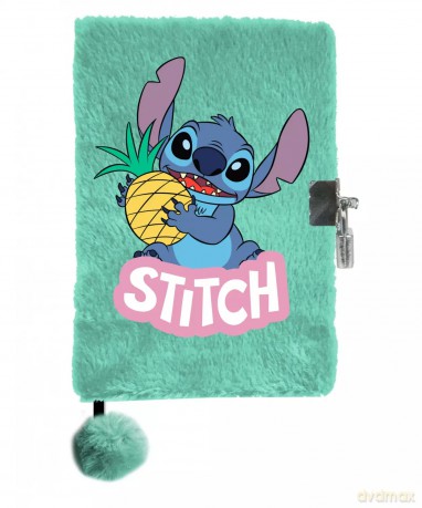 Pamietnik Plusz Klod A5 Stitch Turkus Ps Wb