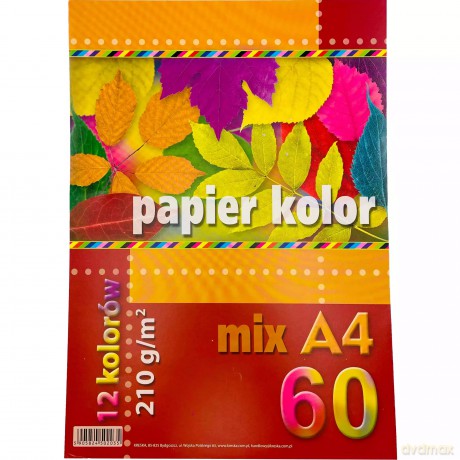 Papier biurowy Kreska format A4 200g 60 arkuszy