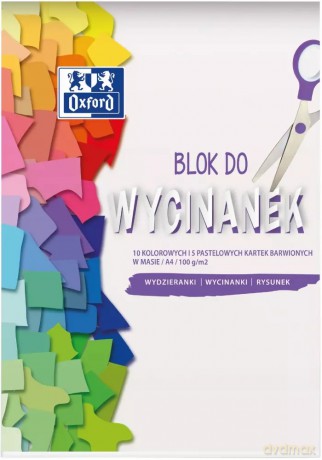 Papier Kolorowy A4/10 5k 100g Oxf 400166084 A 10