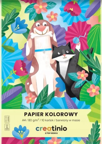 Papier Kolorowy A4/10k 80g Creatinio Fol A 20