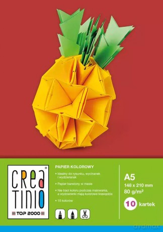 Papier Kolorowy Creatinio, A5 10k 80g