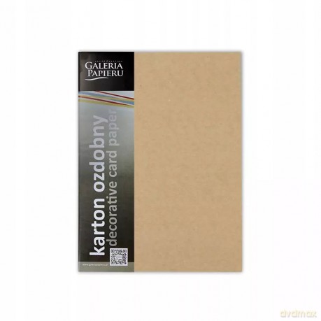 Papier ozdobny (wizytówkowy) Galeria Papieru nature A4 - beżowy 220 g (204726)