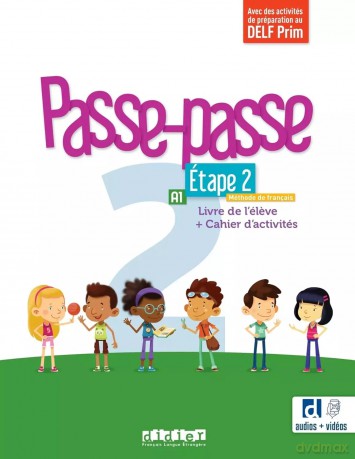 Passe passe 2 Etape 2 A1 podręcznik+ćwiczenia+audio online [KSIĄŻKA]