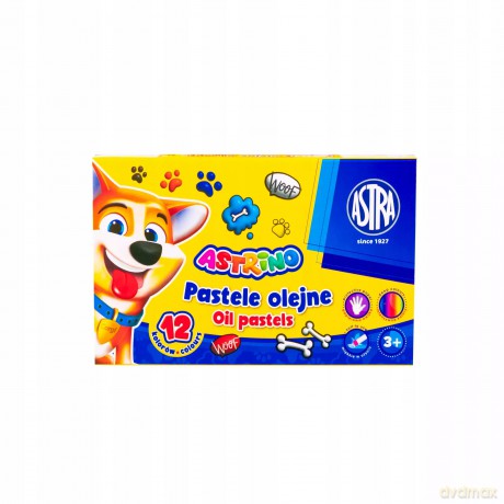 Pastele olejne 12 kolorów Astrino