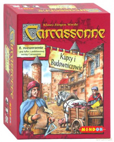 Carcassonne: 2. Dodatek - Kupcy I Budowniczowie (edycja Polska) [GRA]