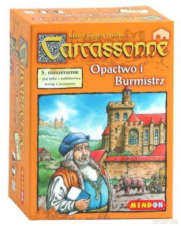 Carcassonne: 5. Dodatek - Opactwo I Burmistrz (edycja Polska) [GRA]